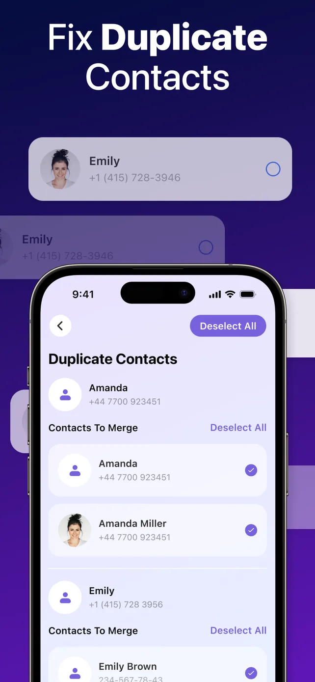 Fix duplicate contacts